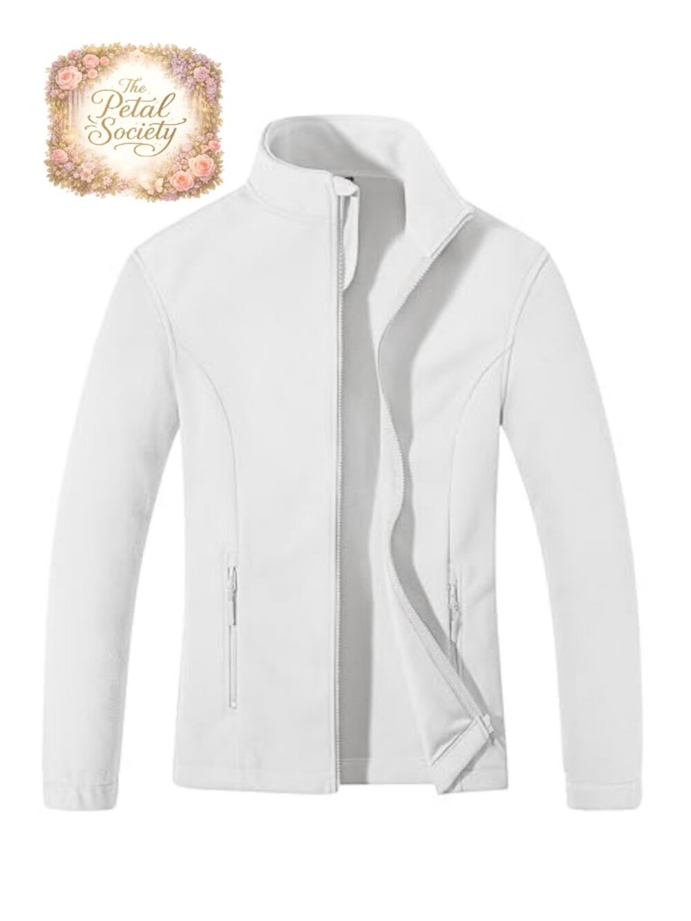 Women's Fleece Jacket Full Zip Lightweight Warm Winter Coat with Pockets